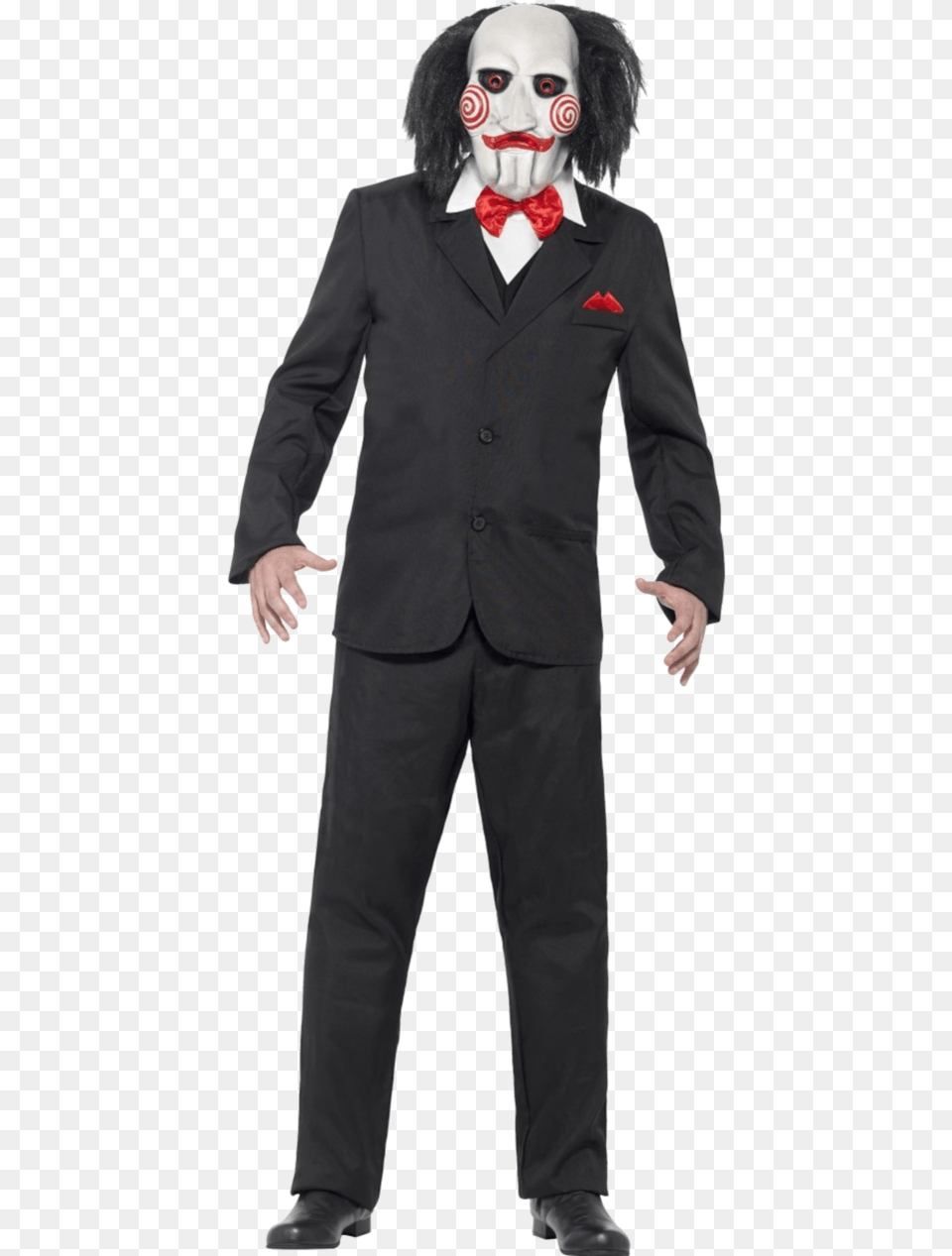 Adult Saw Jigsaw Costume Jigsaw Costume, Clothing, Suit, Formal Wear, Male Png