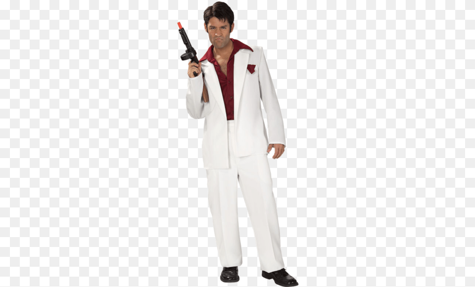 Adult Scarface Tony Montana 80s Costume Tony Montana Costume, Suit, Clothing, Person, Formal Wear Free Png Download