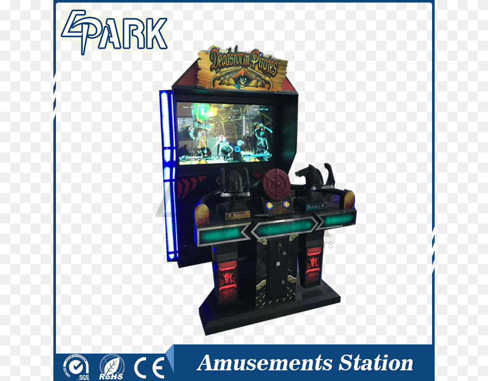 Adult Shooting Arcade Game Machine Deadstorm Pirates Video Game, Arcade Game Machine, Toy Free Png