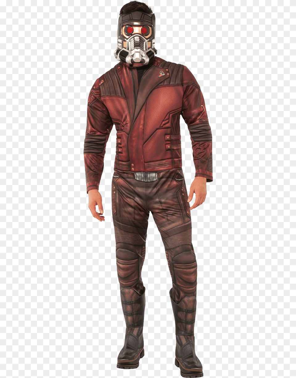 Adult Star Lord Infinity War Costume Star Lord Costume Adult, Jacket, Person, Clothing, Coat Free Png