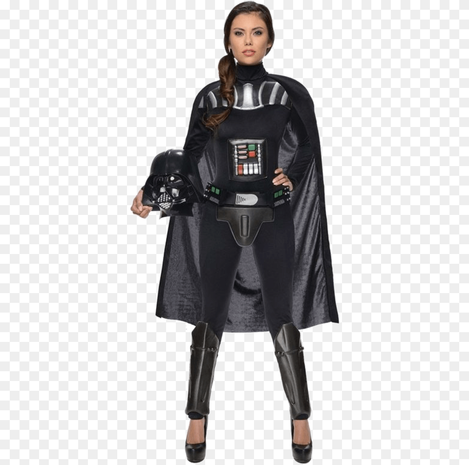 Adult Star Wars Female Darth Vader Costume Ladies Star Wars Costume, Cape, Clothing, Person, Girl Free Transparent Png