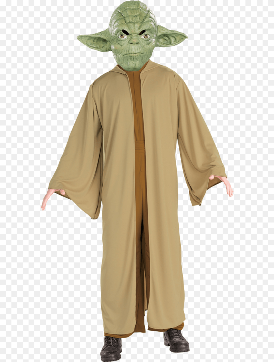 Adult Star Wars Yoda Costume Adult Yoda Costume, Clothing, Coat, Person, Fashion Free Png Download
