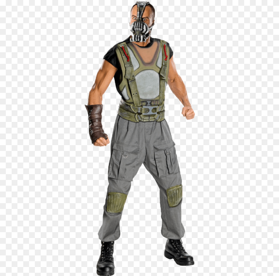 Adult The Dark Knight Rises Bane Costume Jokers, Person, Man, Male, Vest Png Image