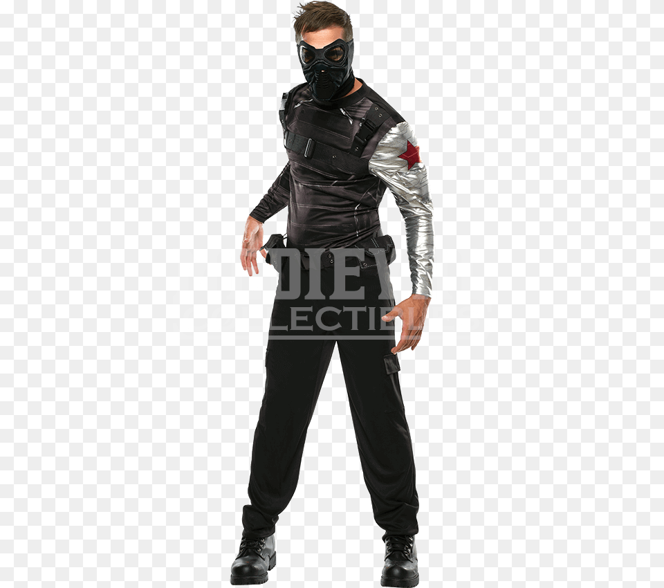 Adult Winter Soldier Costume Clipart Winter Soldier Costumes, Sleeve, Clothing, Long Sleeve, Person Free Png