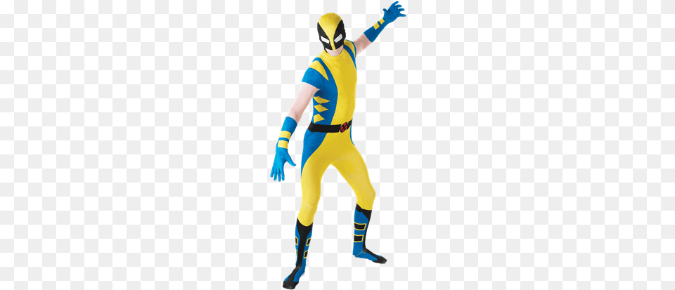 Adult Wolverine Second Skin Costume Wolverine Adult Costume, Clothing, Person, Female, Woman Free Transparent Png