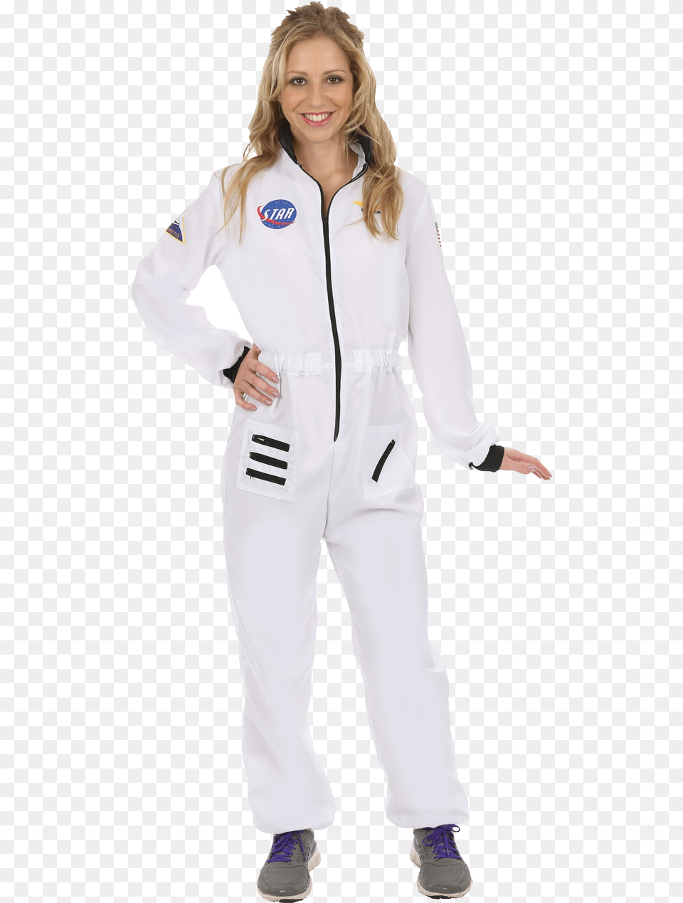 Adult Women39s White Astronaut Costume Women39s Nasa Astronaut Costume, Person, Woman, Female, Clothing Free Transparent Png