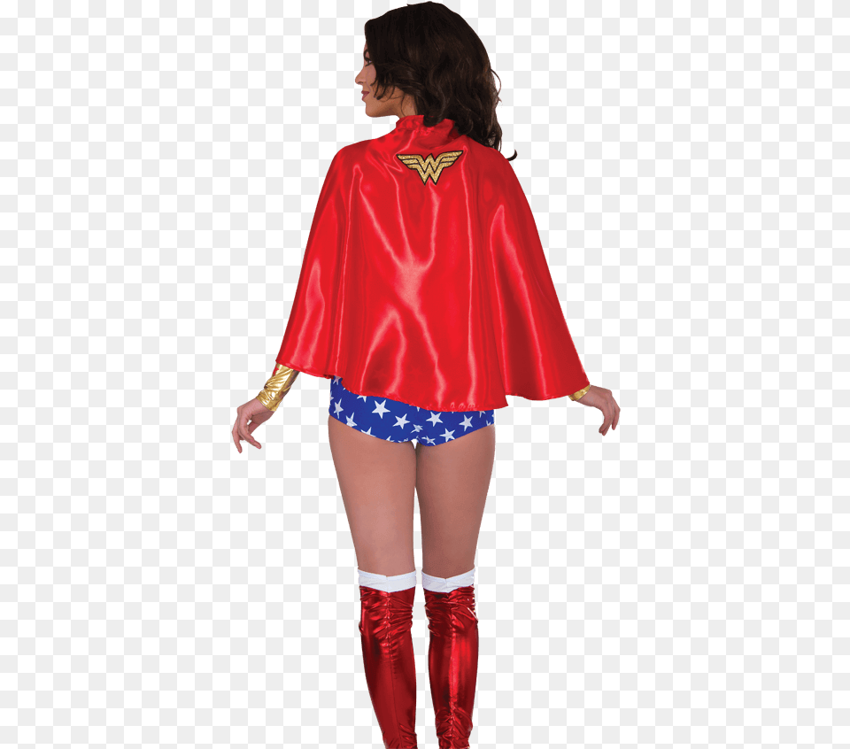Adult Wonder Woman Cape Wonder Woman Cape, Clothing, Fashion, Female, Person Free Png Download