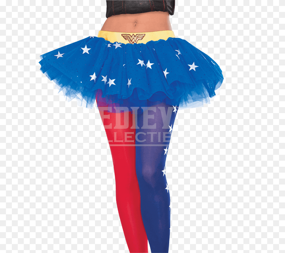 Adult Wonder Woman Tutu Skirt, Dancing, Leisure Activities, Person, Female Free Png Download