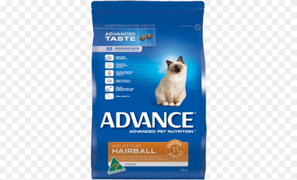 Advance Hairball Adult Cat, Animal, Mammal, Pet, Advertisement Png