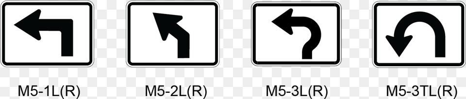Advance Turn Arrow Auxiliary Signs Traffic Sign, Symbol, Number, Text Free Png