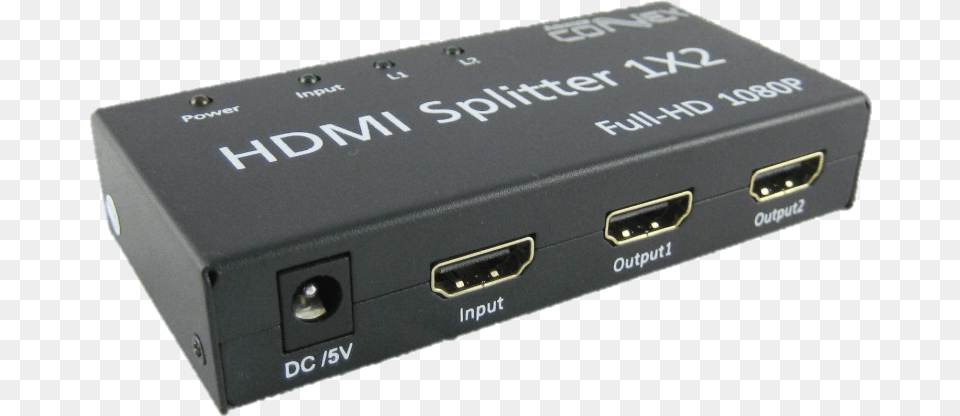 Advanceconnex Hdmi Splitter Use A Single Hdmi Sourceaccessing Mini Splitter Hdmi 1 Entrada 2 Sadas14 3d Hd Rohs, Electronics, Hardware, Hub Png Image