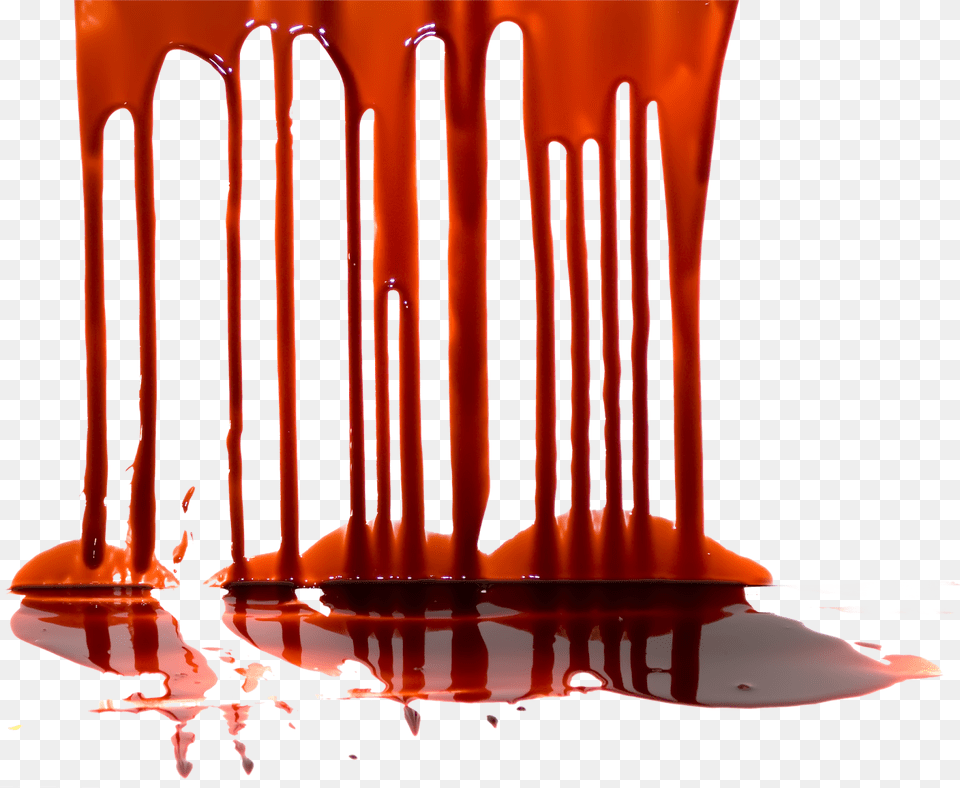 Advanced Bloodstain Pattern Analysis Manchas De Sandre, Food, Ketchup, Cutlery, Fork Free Png Download