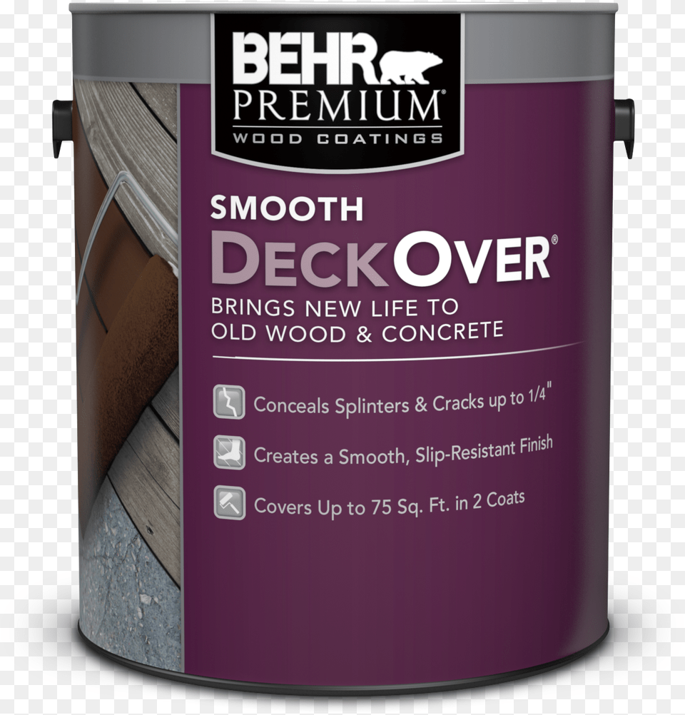 Advanced Deckover Textured Behr Premium Plus Ultra, Paint Container, Can, Tin Png Image
