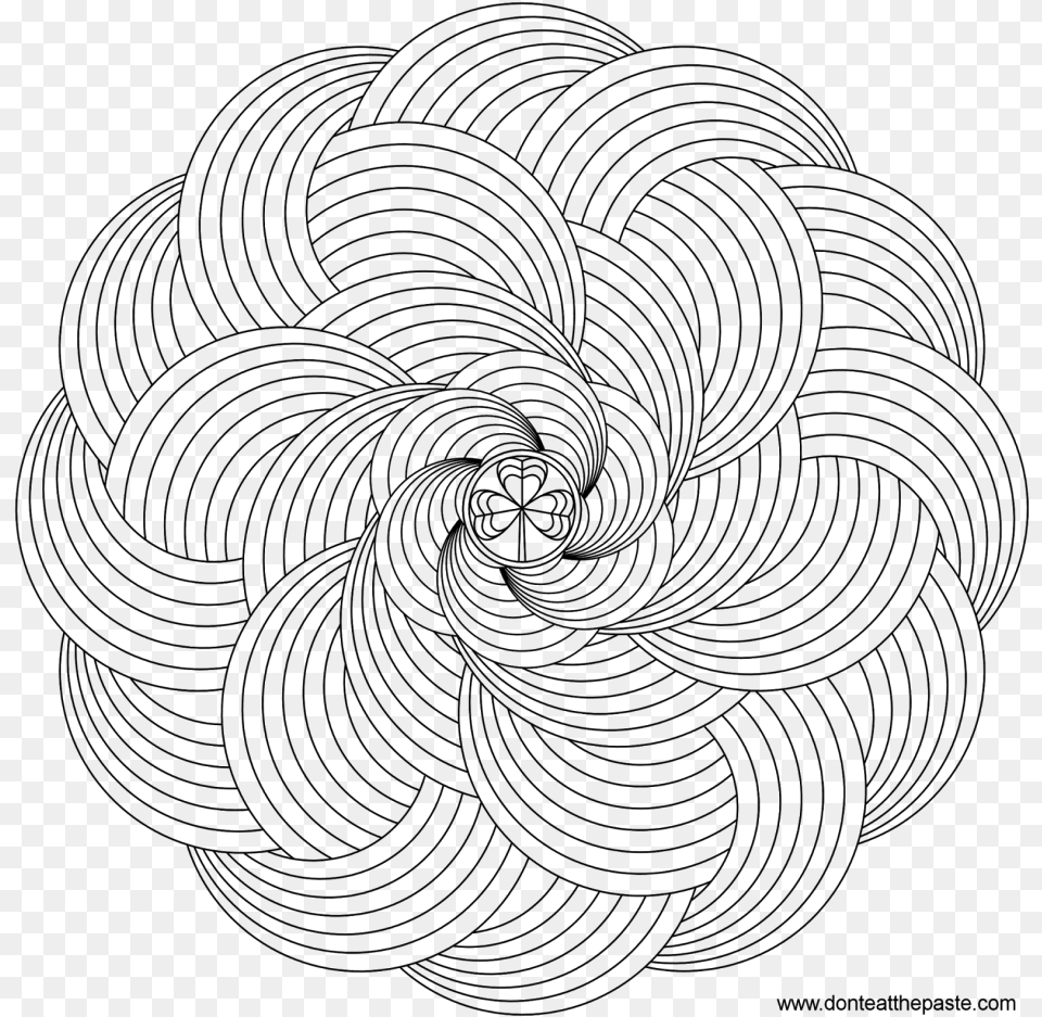 Advanced Mandala Coloring Pages With Wallpaper High Mandalas To Print And Color, Gray Free Png Download