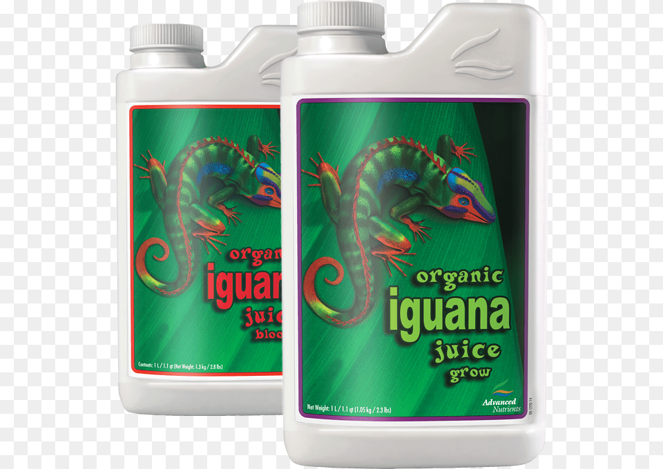 Advanced Nutrients Iguana Juice Bloom Grow Organic Iguana Juice Grow, Bottle, Animal, Lizard, Reptile Free Transparent Png