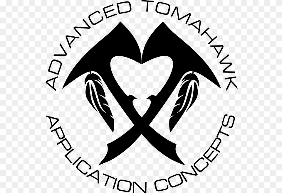 Advanced Tomahawk Application Concepts Tomahawk Logo, Stencil, Emblem, Symbol, Person Png Image