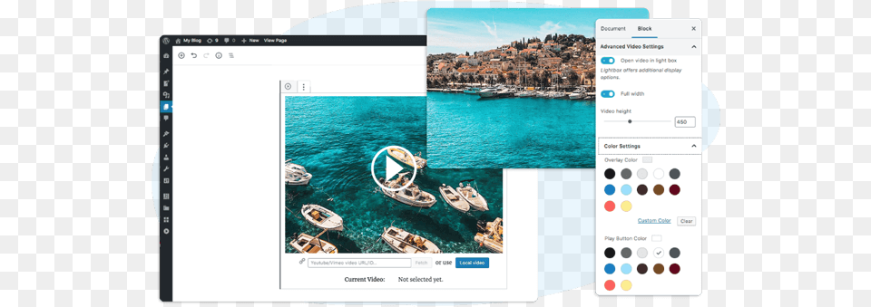Advanced Video Block In The Gutenberg Plugin Language, Transportation, Vehicle, Yacht, Boat Free Png Download