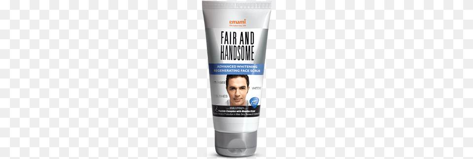 Advanced Whitening Face Scrub Fair And Handsome Face Scrub, Bottle, Lotion, Shaker, Adult Png Image