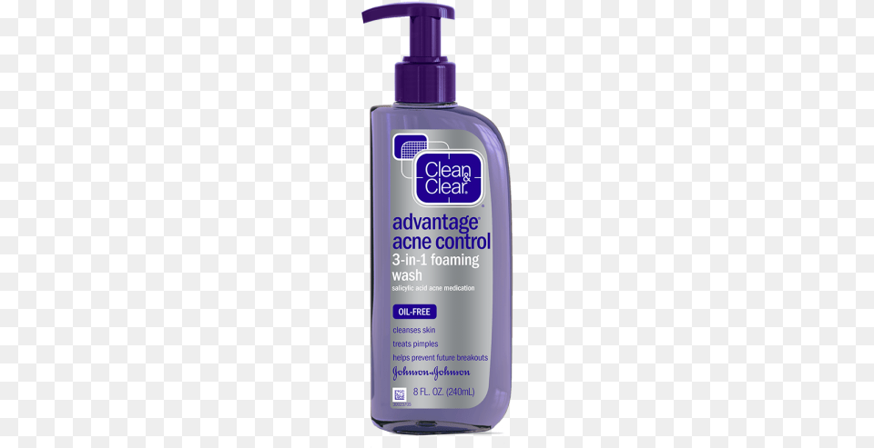 Advantage Acne Control 3 In 1 Foaming Face Wash Beauty Clean Ampamp Clear Advantage Acne Control, Bottle, Lotion, Shaker, Shampoo Free Png