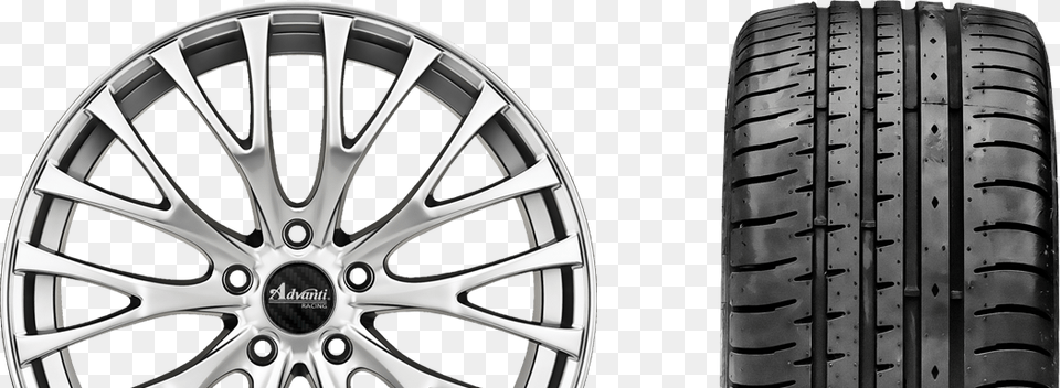 Advanti Caesar, Alloy Wheel, Car, Car Wheel, Machine Png Image