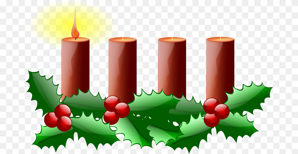 Advent Candles Transparent U0026 Clipart Ywd First Sunday Of Advent Clipart, Candle, Dynamite, Weapon Png Image