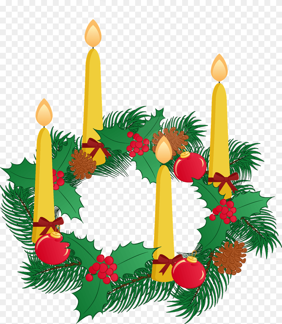 Advent Decorations Clipart, Art, Graphics, Candle Free Png Download