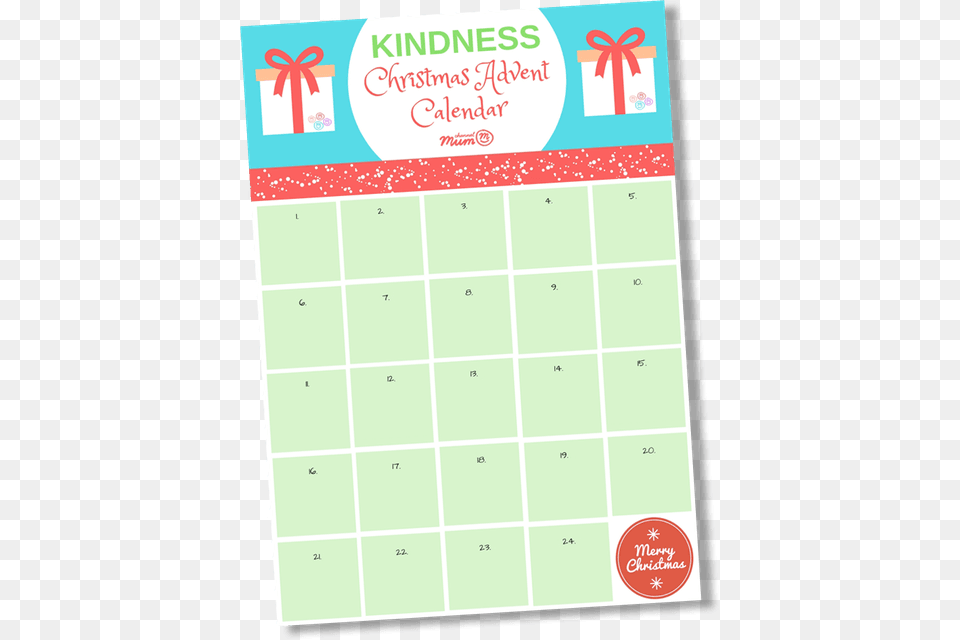 Advent Of Kindness Calendar 2019, Text Free Png