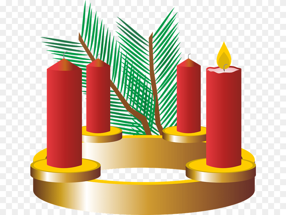 Advent Wreath Clip Art Advent Wreath Clipart China, Dynamite, Weapon, Candle Free Png