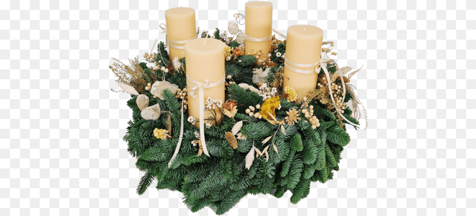 Advent Wreath No6 Dolls Flowers Advent, Candle Free Png