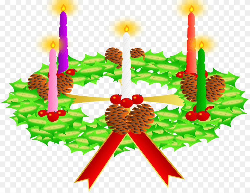 Advent Wreath With Candles Clipart, Candle Png