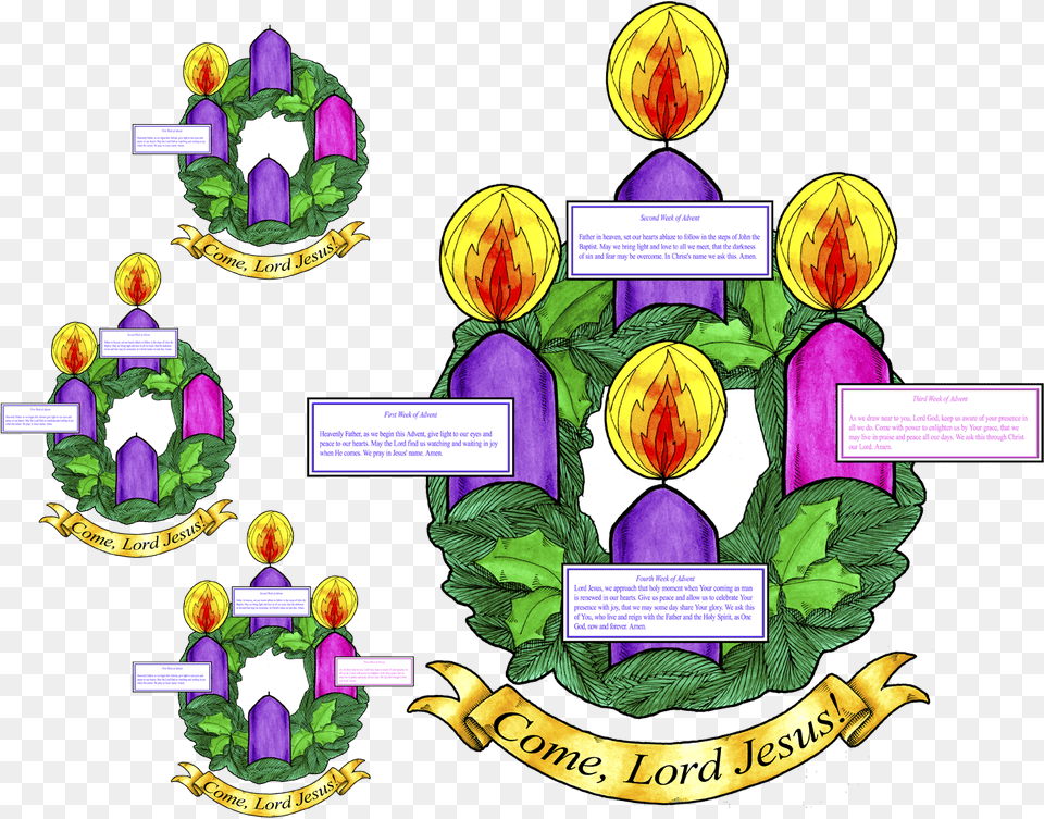 Advent Wreath With Label, Purple, Flower, Plant, Balloon Png