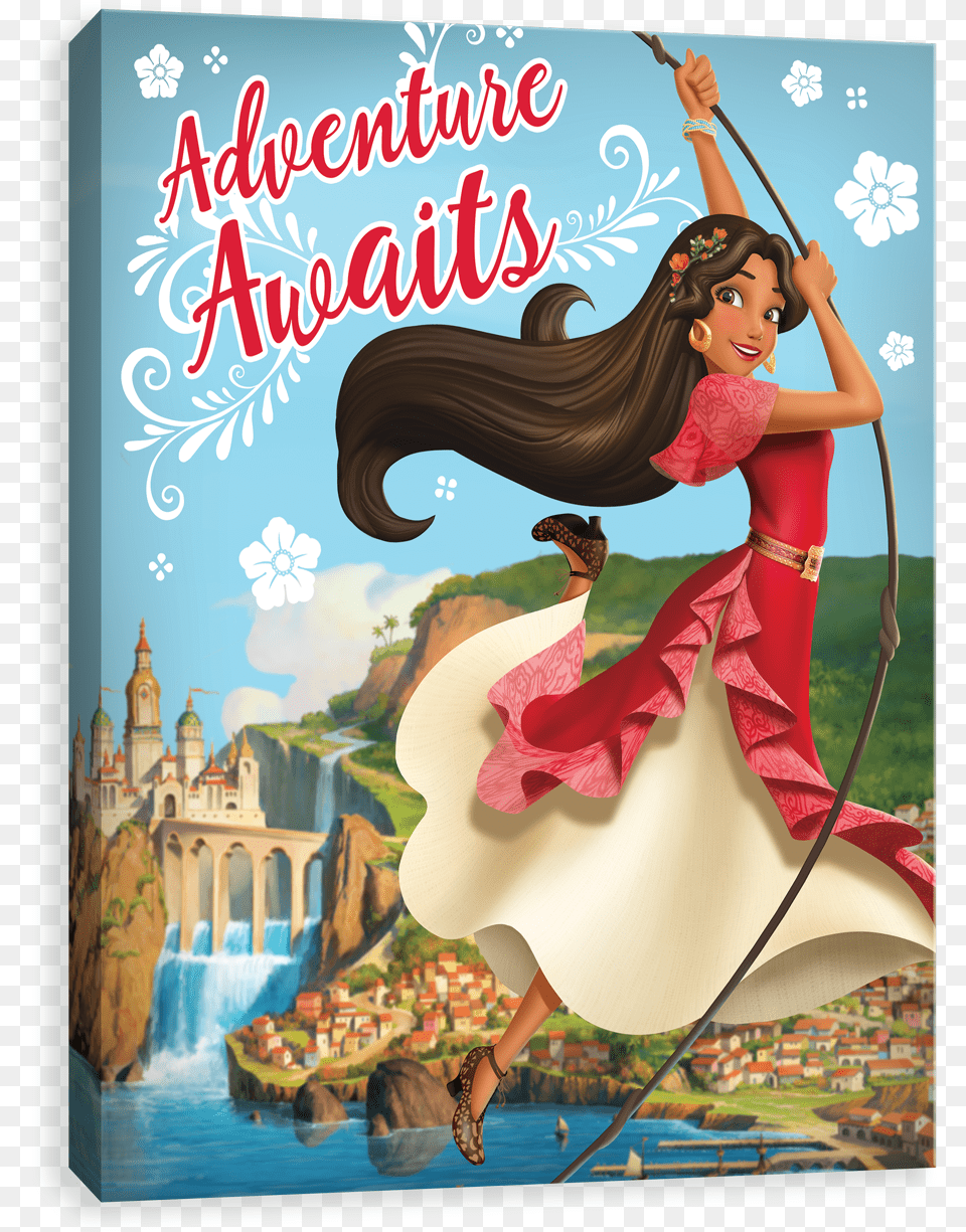 Adventure Awaits Poster, Publication, Book, Adult, Person Png Image