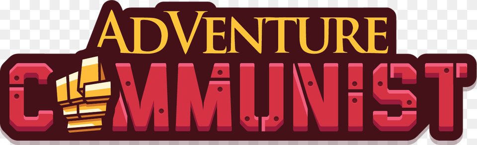 Adventure Communist Logo Poster, Maroon, Dynamite, Weapon, Text Free Png Download