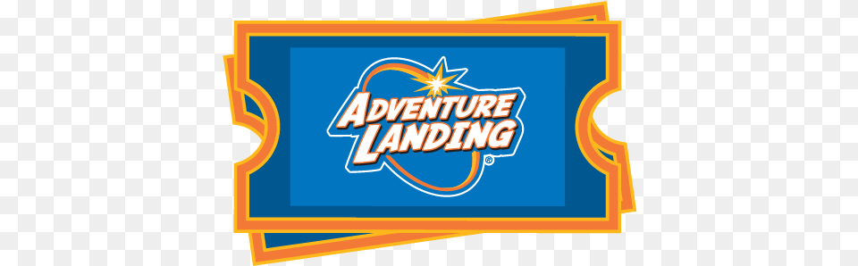 Adventure Landing Ticket Adventure Landing Blanding Logo, Text Free Transparent Png