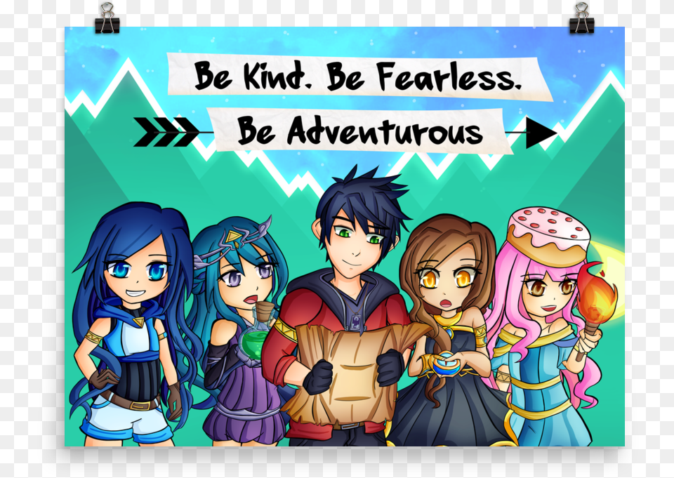 Adventure Poster Funneh And The Krew Poster, Book, Comics, Publication, Baby Free Transparent Png