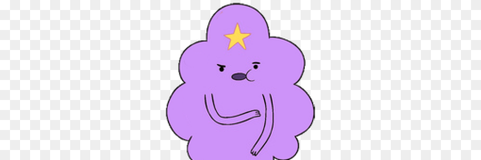 Adventure Time Clipart Lumpy Space Princess, Purple, Flower, Plant, Clothing Png