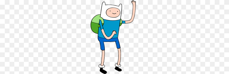 Adventure Time Finn Waving, Cartoon, Boy, Child, Cleaning Free Png