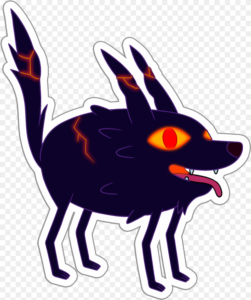 Adventure Time Fire Wolf Puppy, Purple, Person, Animal Free Png Download