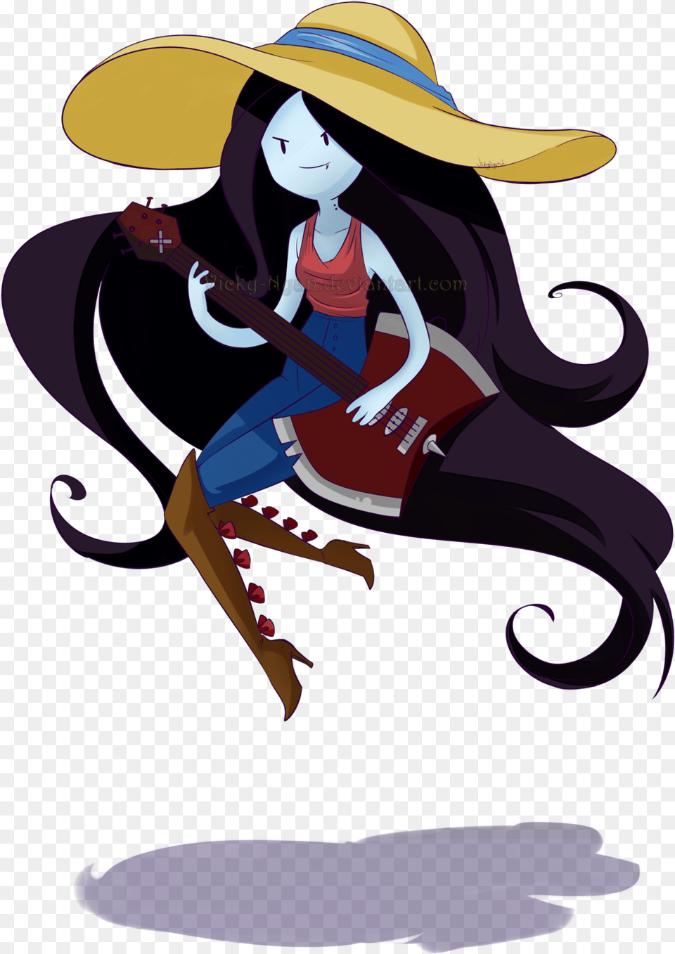 Adventure Time Free Adventure Time Marceline Transparent, Clothing, Hat, Adult, Female Png