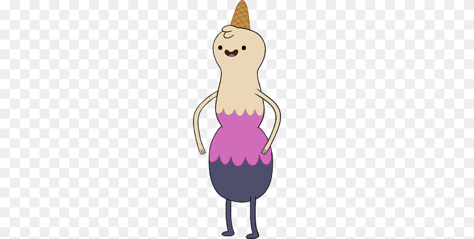 Adventure Time Ice Cream Lady, Purple, Cartoon, Baby, Person Png