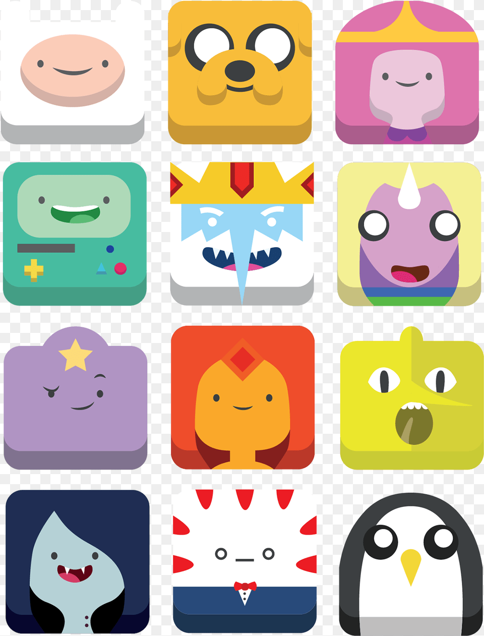 Adventure Time Icons By Nicholas Olsen Adventure Time Characters Heads, Person, Face, Head, Animal Png