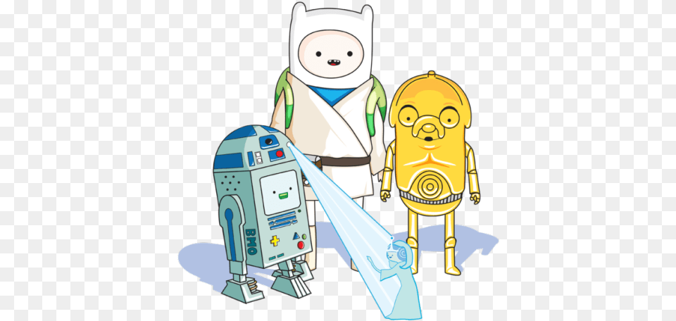 Adventure Time Illustration Star Wars Luke Skywalker Finn Star Wars Adventure Time, Baby, Person, Head, Face Free Png Download
