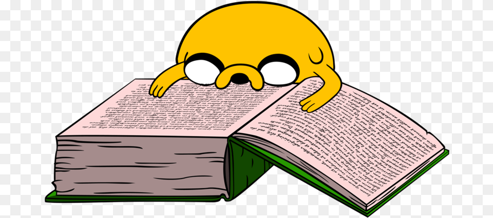 Adventure Time Jake Book Clipart Download Adventure Time Jake Book, Person, Publication, Reading Free Transparent Png