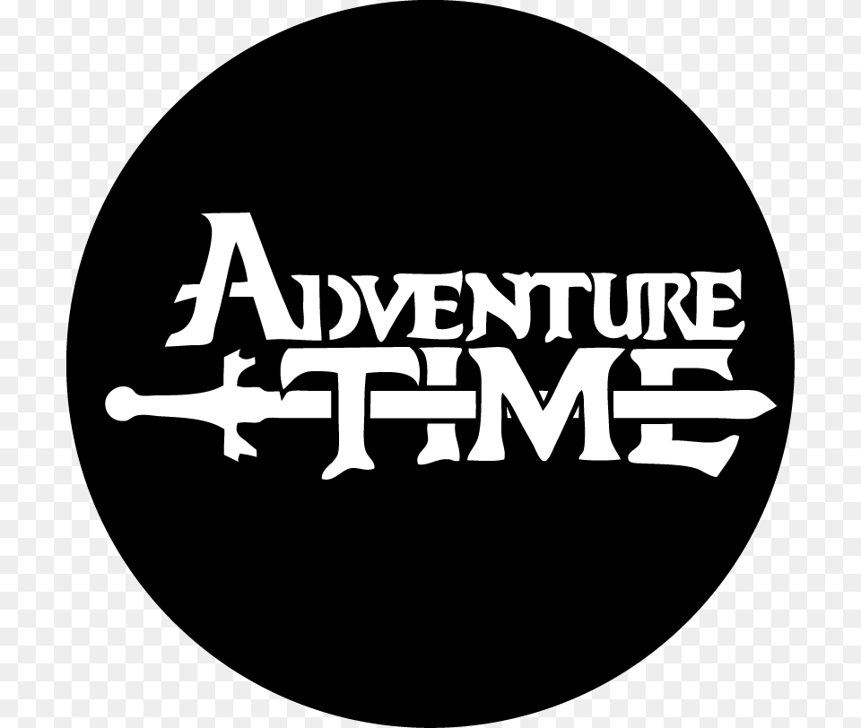 Adventure Time Logo Adventure Time Logo, Stencil, Disk, Text Png Image