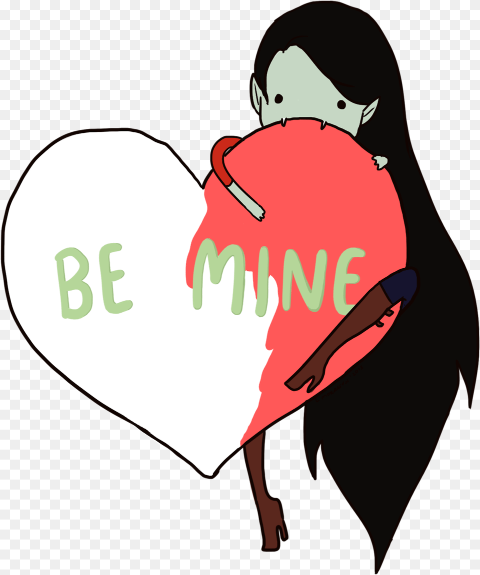 Adventure Time Marceline Be Mine, Heart, Adult, Male, Man Free Png Download