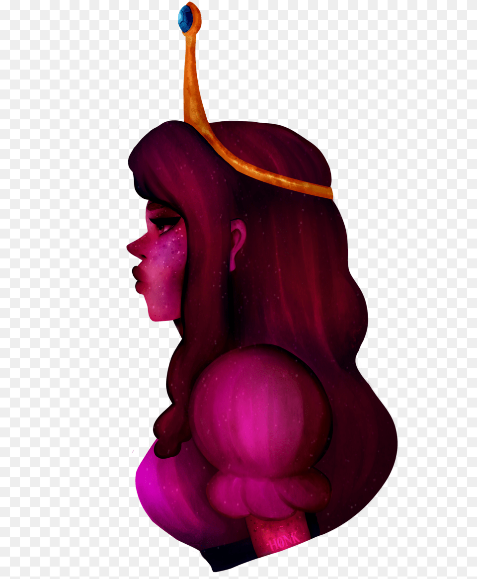 Adventure Time Princess Bubblegum, Purple, Figurine, Head, Face Png