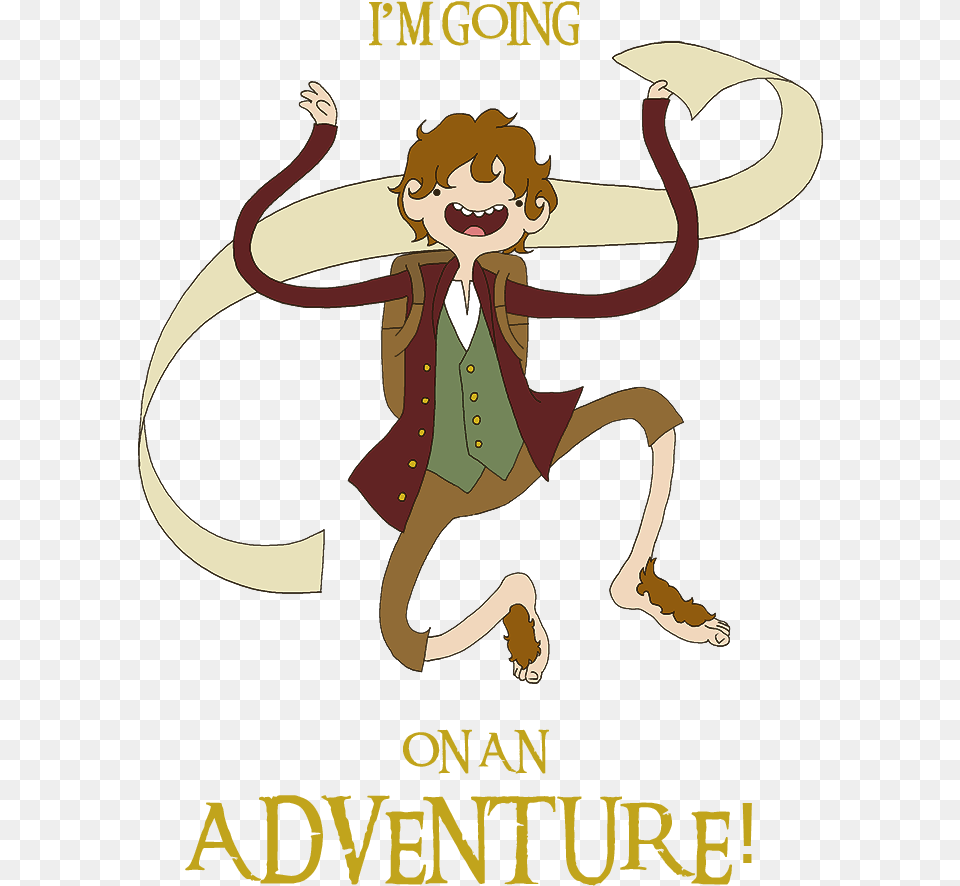 Adventure Time The Hobbit Bilbo Baggins Hobbit Fanart, Book, Publication, Baby, Person Free Png