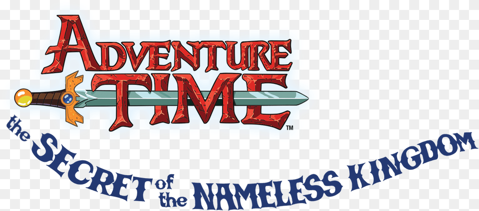 Adventure Time The Secret Of The Nameless Kingdom Logo, Sword, Weapon Free Png Download