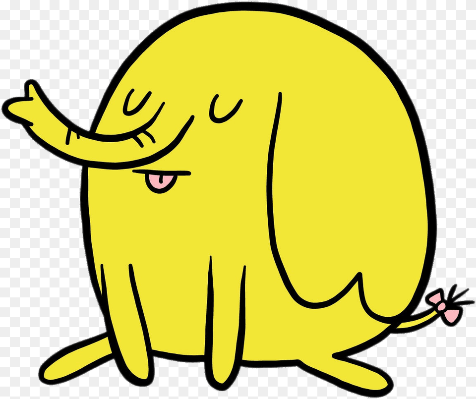 Adventure Time Tree Trunks The Elephant Sitting Transparent Elephant From Adventure Time, Animal, Baby, Mammal, Person Png Image