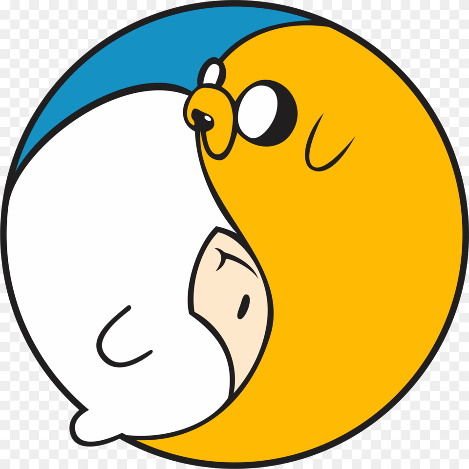 Adventure Time Yin Yang Free Png Download